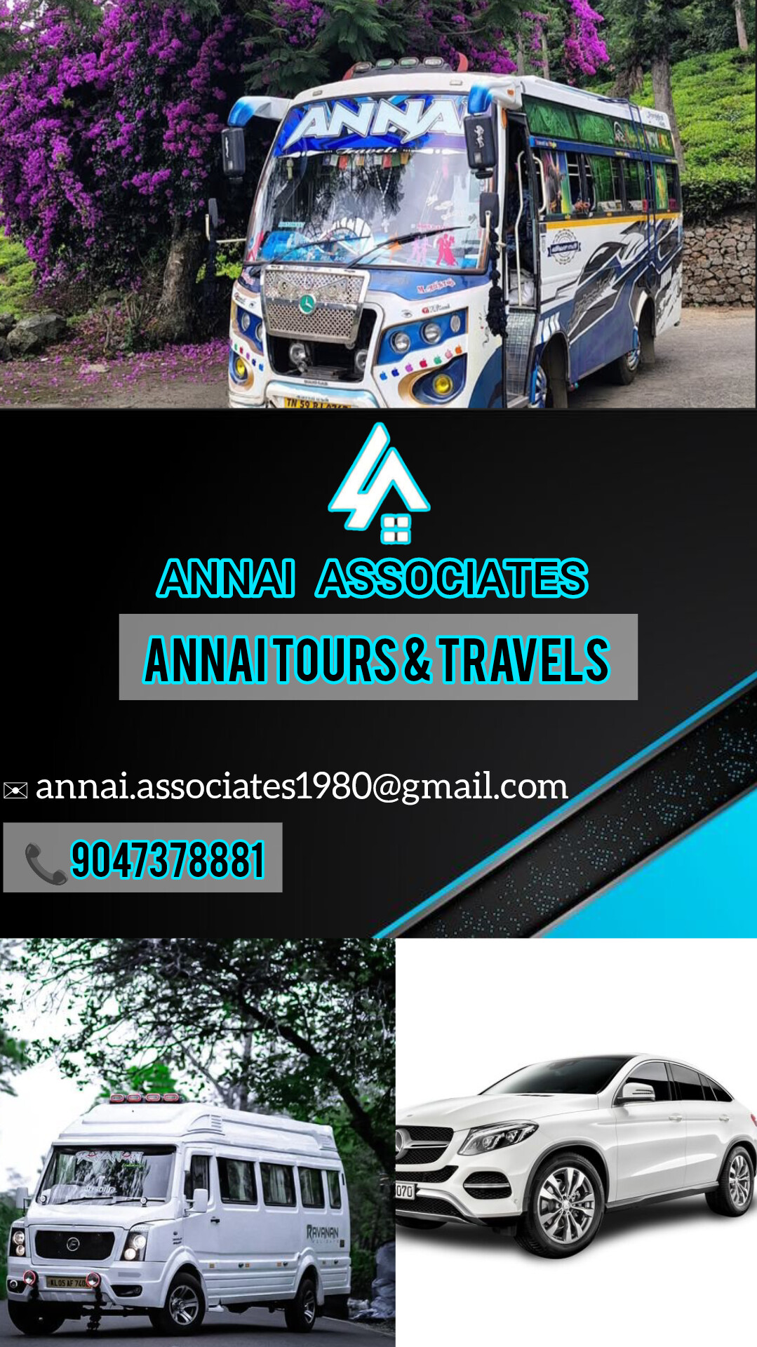 Cars, Tempos, and Buses